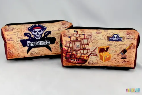 Necessaire / Estojo Piratas