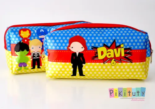 Necessaire / Estojo Vingadores baby