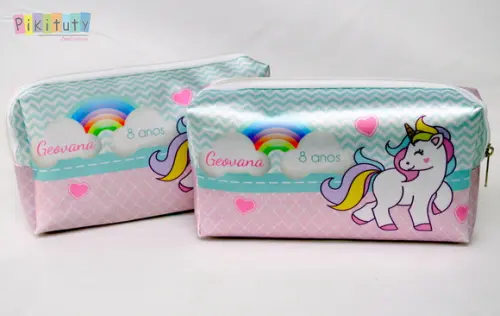 Necessaire / Estojo Unicórnio