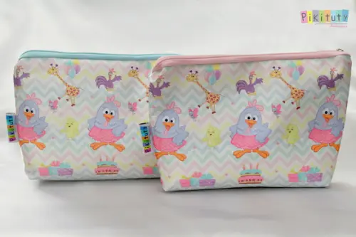 Necessaire Galinha Pintadinha Candy Colors