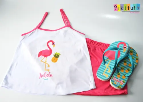 Pijama / Baby Doll + Chinelo - Festa do Pijama