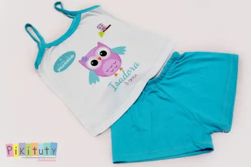 Pijama Baby Doll Coruja