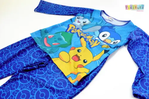 Pijama manga longa + calça Pokémon