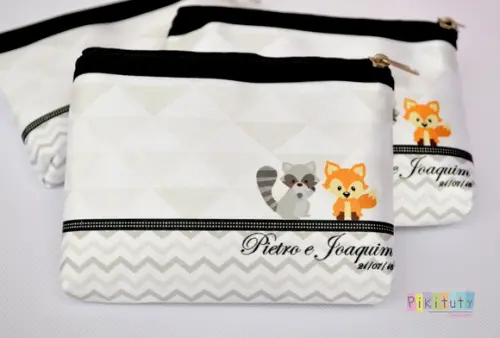Porta documento/ Mini necessaire - Bosque