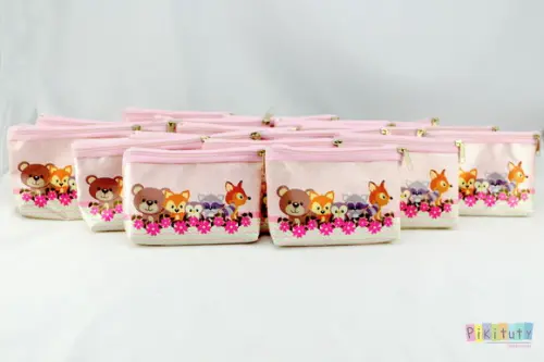 Porta documento/ Mini necessaire - Bosque para meninas