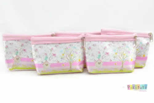 Porta documento/ Mini necessaire - Jardim