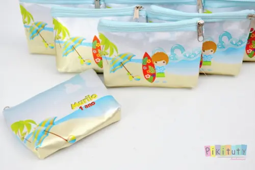 Porta documento/ Mini necessaire - Praia