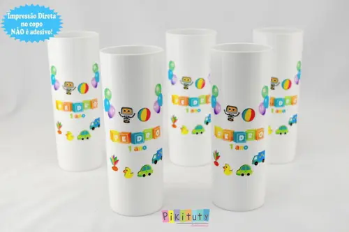 Promoção! 20 Copos Long Drink - Brinquedos