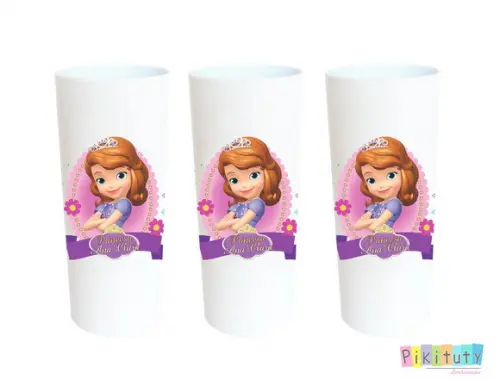 Promoção! 20 Copos Long Drink - Princesa Sofia