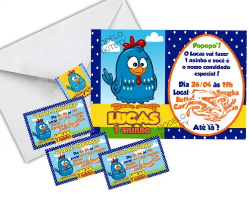 PROMOÇÃO! KIT CONVITE 10X7