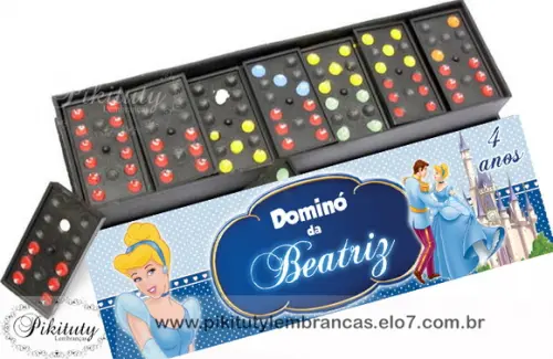 Rótulo adesivo p/ dominó Todos os Temas
