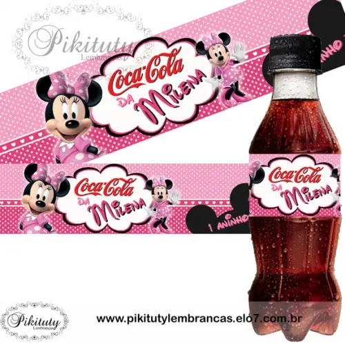 Rótulo p/ Mini Coca Cola