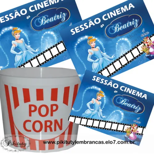Rótulo Para Balde De Pipoca