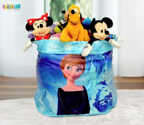 Saco/cesto Organizador de Brinquedos - Frozen