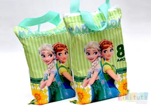 Sacola de tecido Frozen