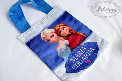 Sacola de tecido Frozen