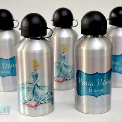 Squeeze de Alumínio 500 ml Cinderela