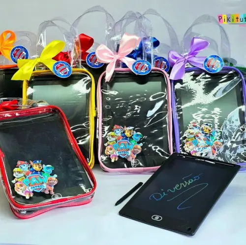 Tablet Mágico com Bolsa Cristal Patrulha Canina