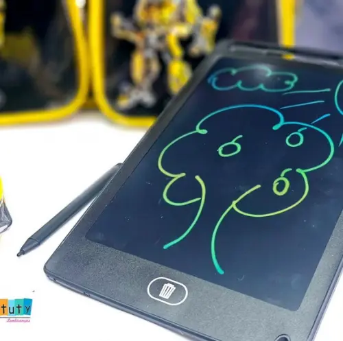 Tablet Mágico com Bolsa Cristal Personalizado Transformers