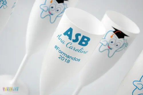 Taça para Champagne Formatura