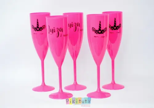 Taça para Champagne Unicórnio