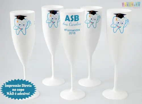Taça para Champagne Formatura