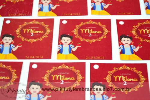 Tags de Agradecimento Grande 7x7 cm