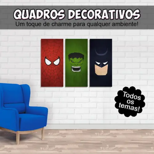 Trio de Quadros - Herois *FRETE GRATIS*