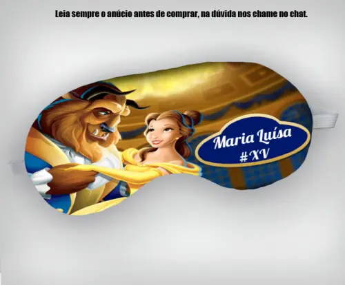 Mascara de Dormir personalizada