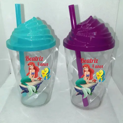 Copo Twister com tampa Chantilly