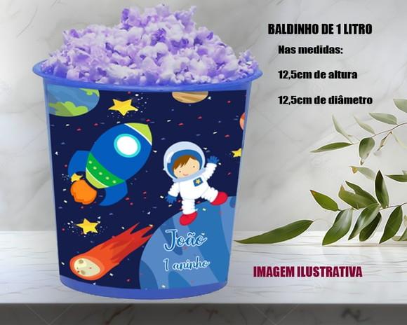 Balde de Pipoca do Astronauta