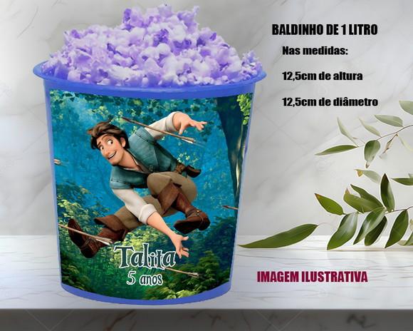 Balde de Pipoca do Flynn Ryder Enrolados