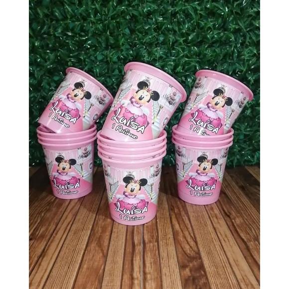 Balde de Pipoca para Lembrancinhas Minnie Realeza