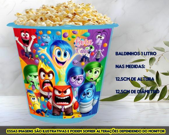 Balde de Pipoca Personalizado Divertidamente