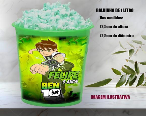 Balde de Pipoca Personalizado do Ben 10