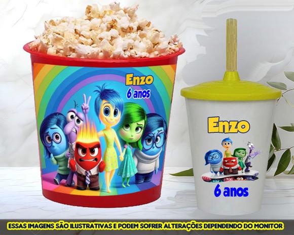 Kit Balde e Copo Twister Personalizado Divertidamente