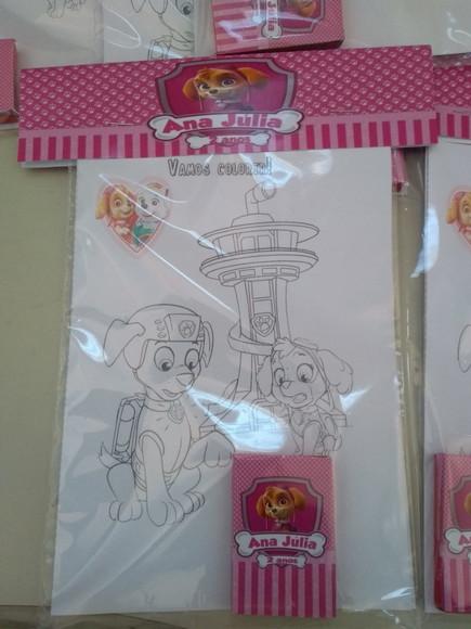 Kit Colorir da Patrulha Canina Skye