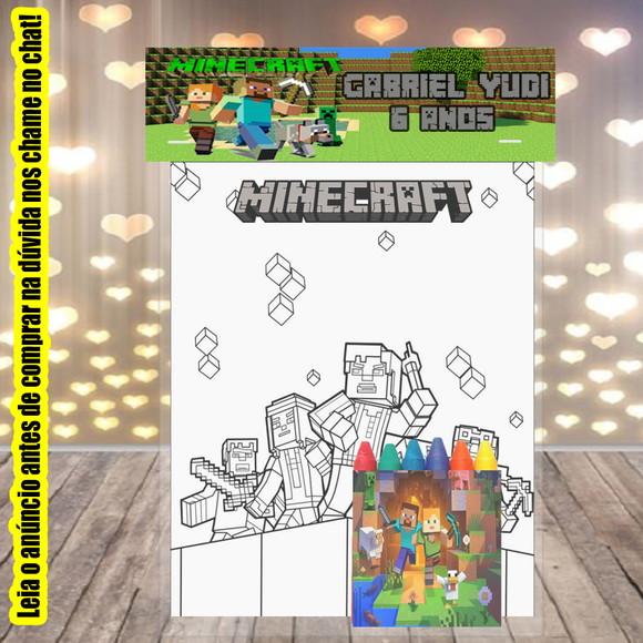 Kit Colorir do Minecraft