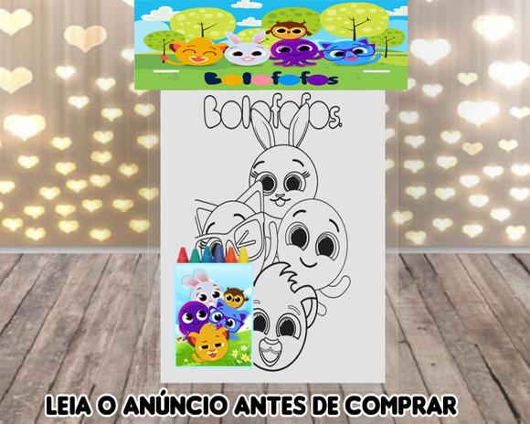 Kit Colorir dos Bolofofos