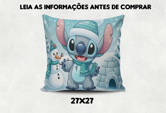 Kit com 4 Almofadas de Decoração do Stitch