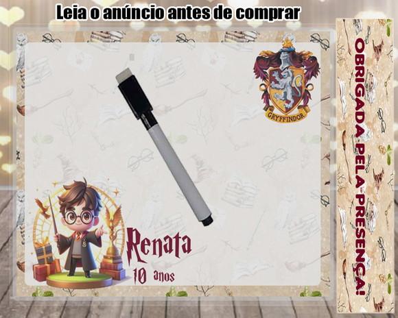 Lousa Magica para Lembrancinhas do Harry Potter