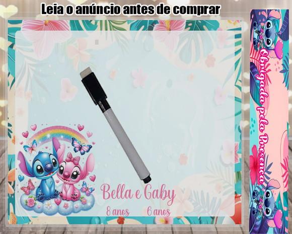 Lousa Magica para Lembrancinhas do Stitch
