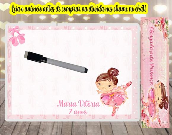 Lousa Magica Personalizada da Bailarina