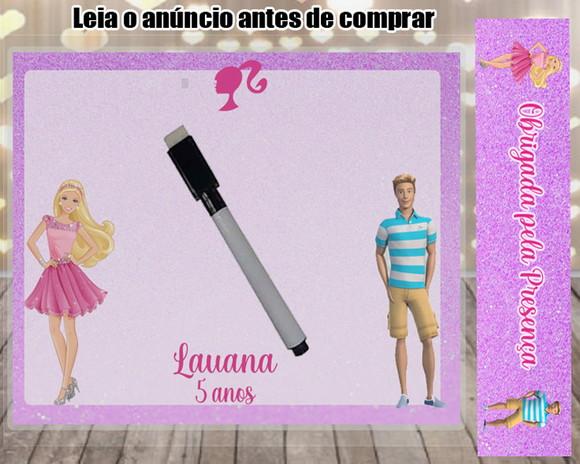 Lousa Magica Personalizada da Barbie