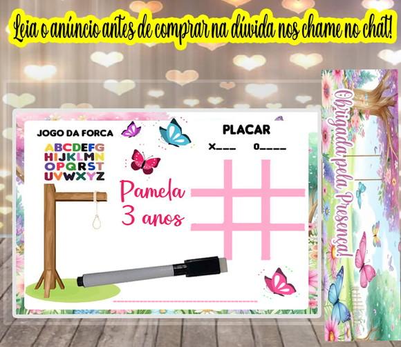 Lousinha Joguinhos Forca e da Velha Jardim das Borboletas