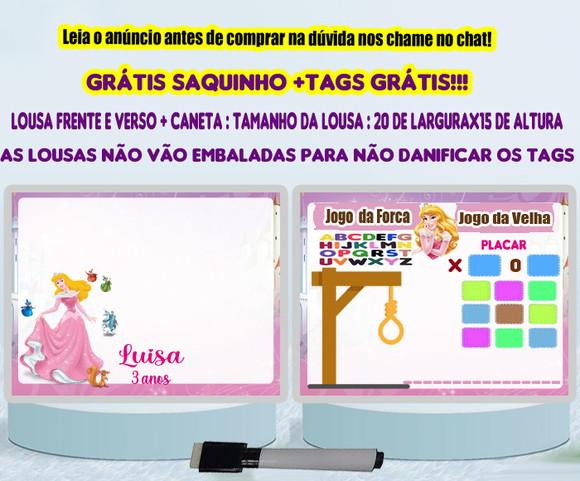 Lousinha Magica Frente + Verso Joguinhos da Bela Adormecida