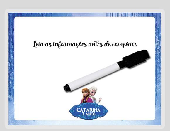 Lousinha Magica para Lembrancinhas da Frozen