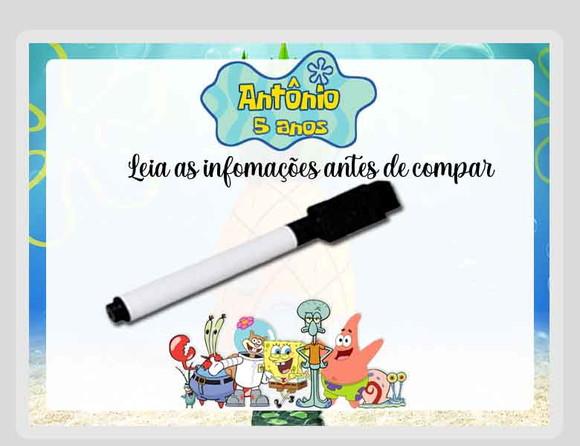 Lousinha Magica Personalizada Bob Esponja