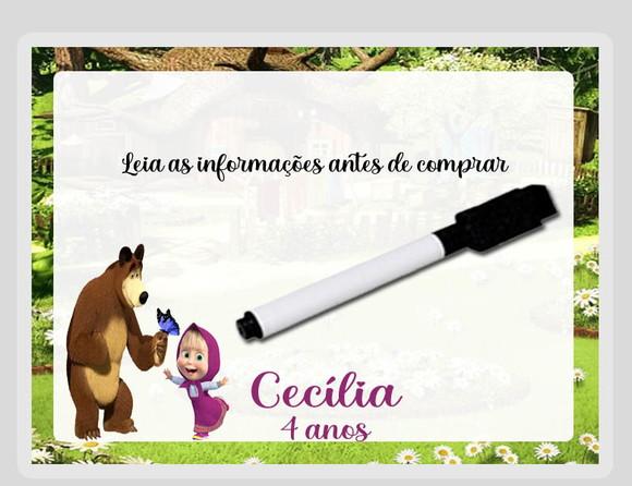 Lousinha Magica Personalizada da Marsha e o Urso