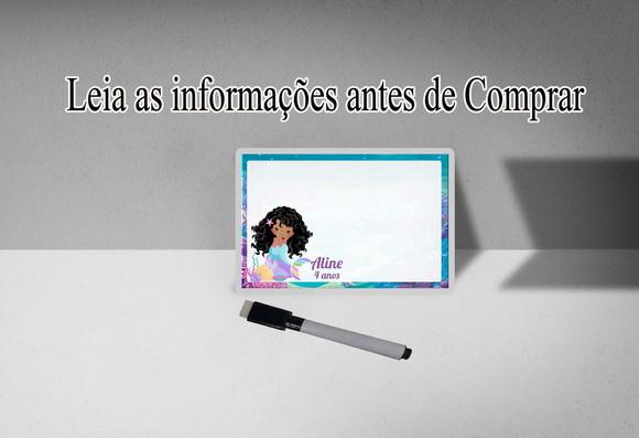 Lousinha Magica Personalizada da Sereia Baby
